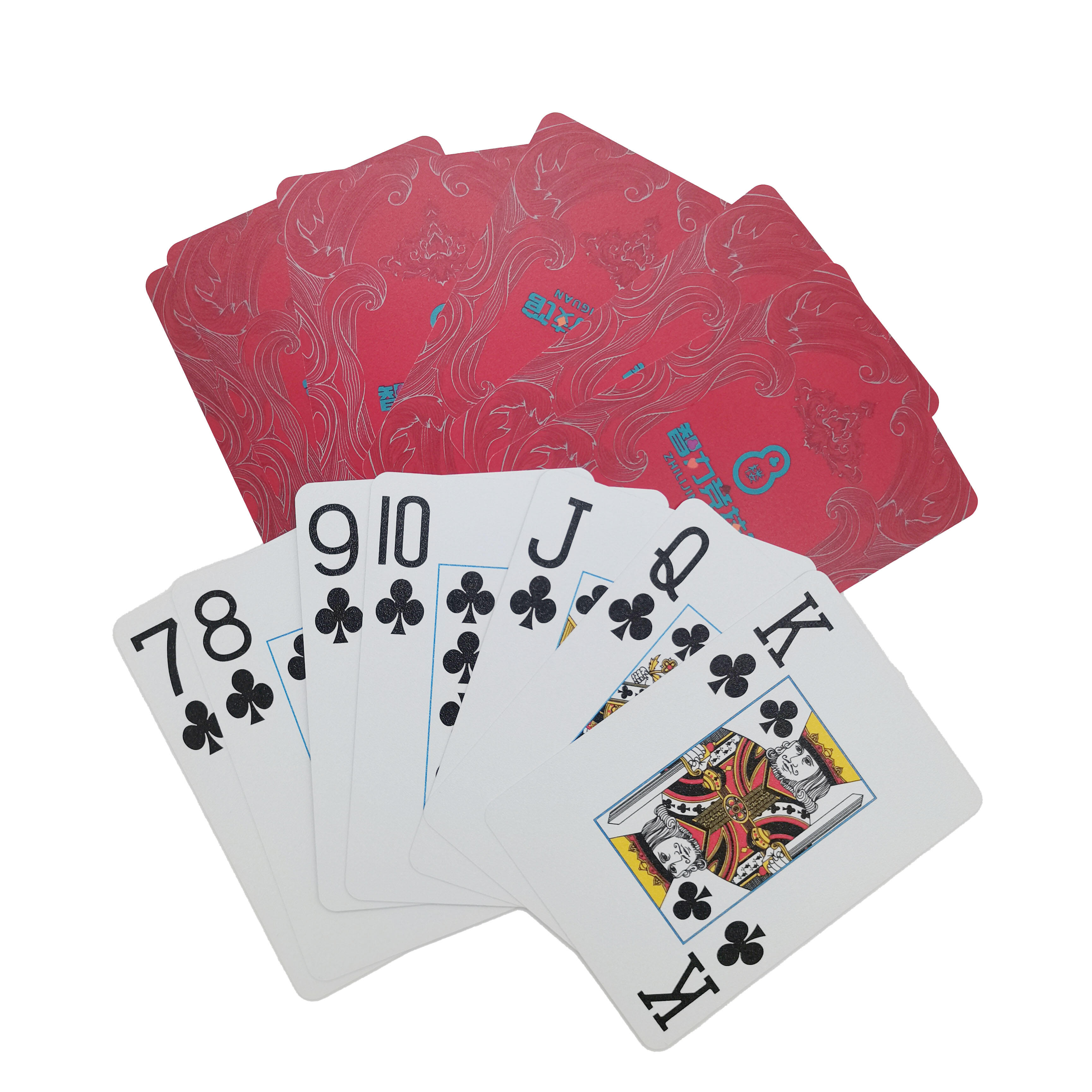 OEM PVC Playing Cards with Large Print Waterproof Durable Custom Design