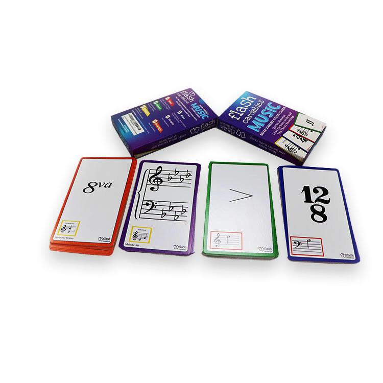 OEM Custom Flash Cardables MUSIC Educational Flash Cards for Music Theory Learning Wholesale Manufacturer