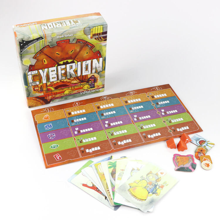 OEM Custom “CYBERION” Strategy Board Game – Cyber-Mechanical Theme, Wholesale & Manufacturer Options Available