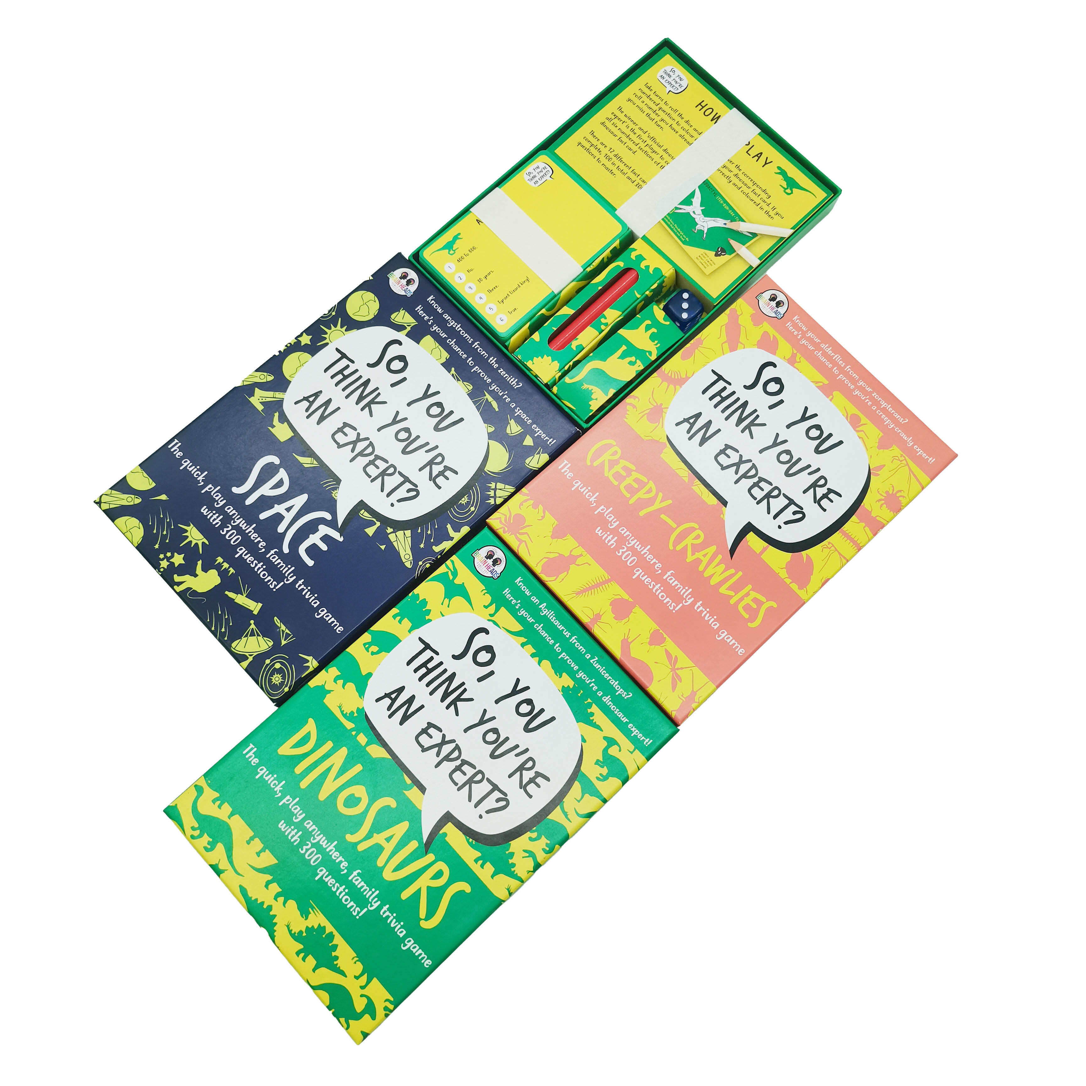 OEM Custom “So, You Think You're An Expert?” Trivia Board Game – Full Set & Booster Pack Manufacturing Available for Wholesale and OEM