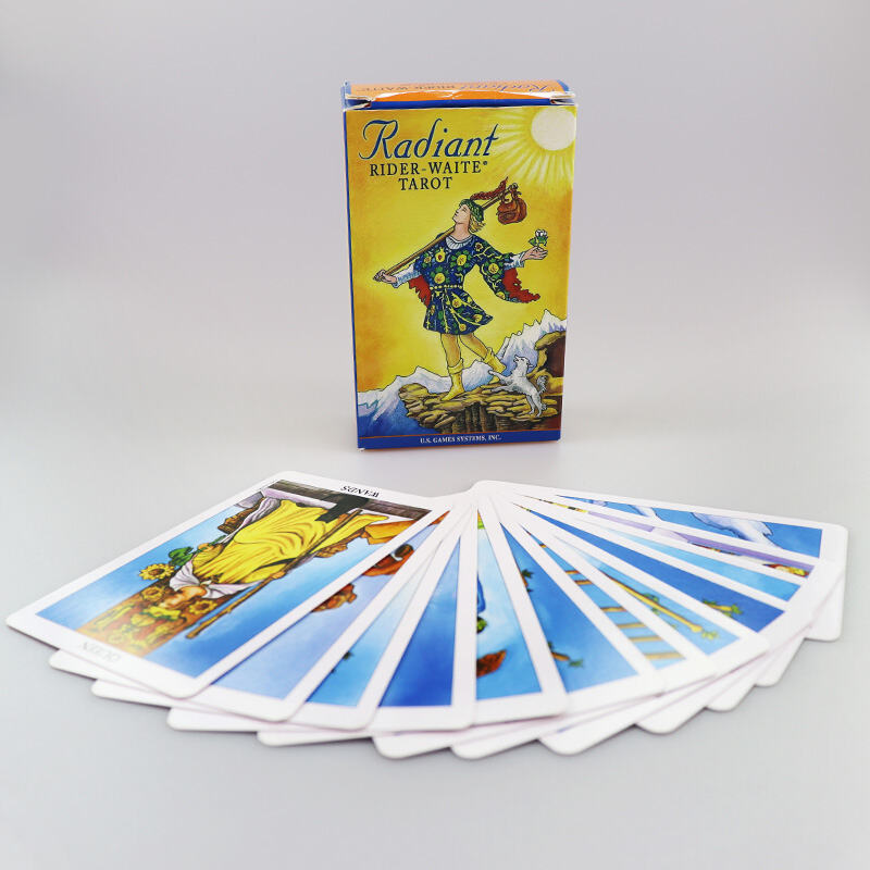 Radiant Rider-Waite Tarot Deck 78 Cards Bright Recolored Beginner Set OEM ODM