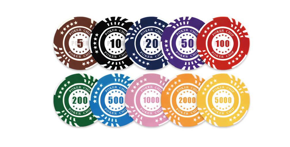 Premium Composite Poker Chips 11.5g Casino Grade Metal Insert Custom OEM