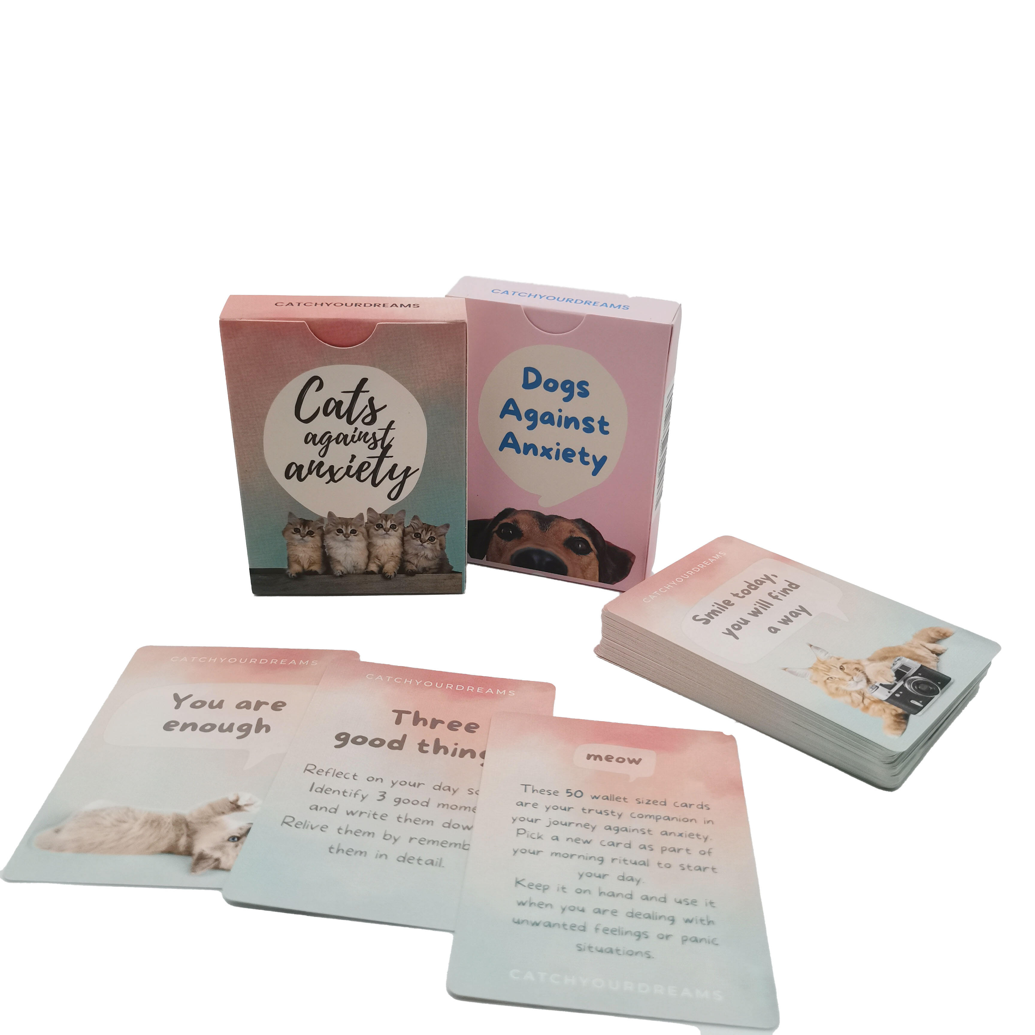 OEM Custom “Dogs Against Anxiety” Card Game Manufacturer Wholesale Supplier Personalized TCG & Board Game Printing Solutions