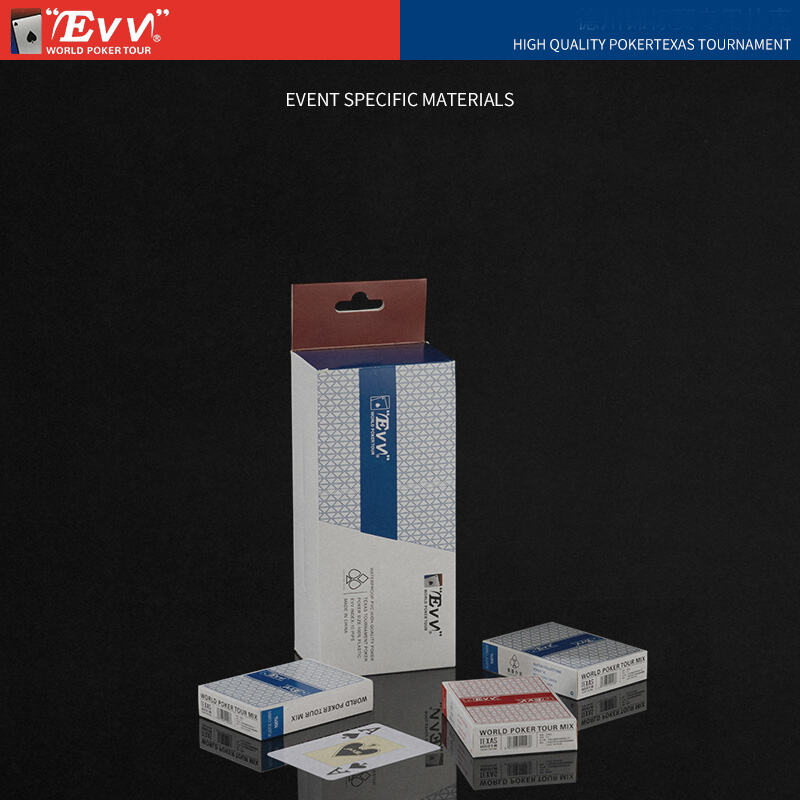 WPT Official PVC Poker Cards 100% Waterproof Casino Grade Two Deck Set