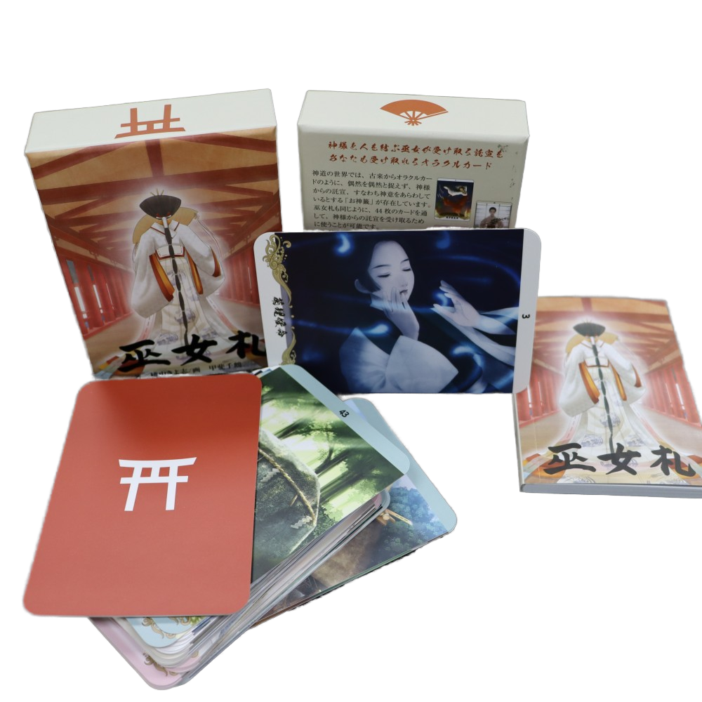 OEM Custom “Miko Oracle Cards – Shinto Shrine Maiden Spiritual Deck” Wholesale Manufacturer & Custom Printing Services