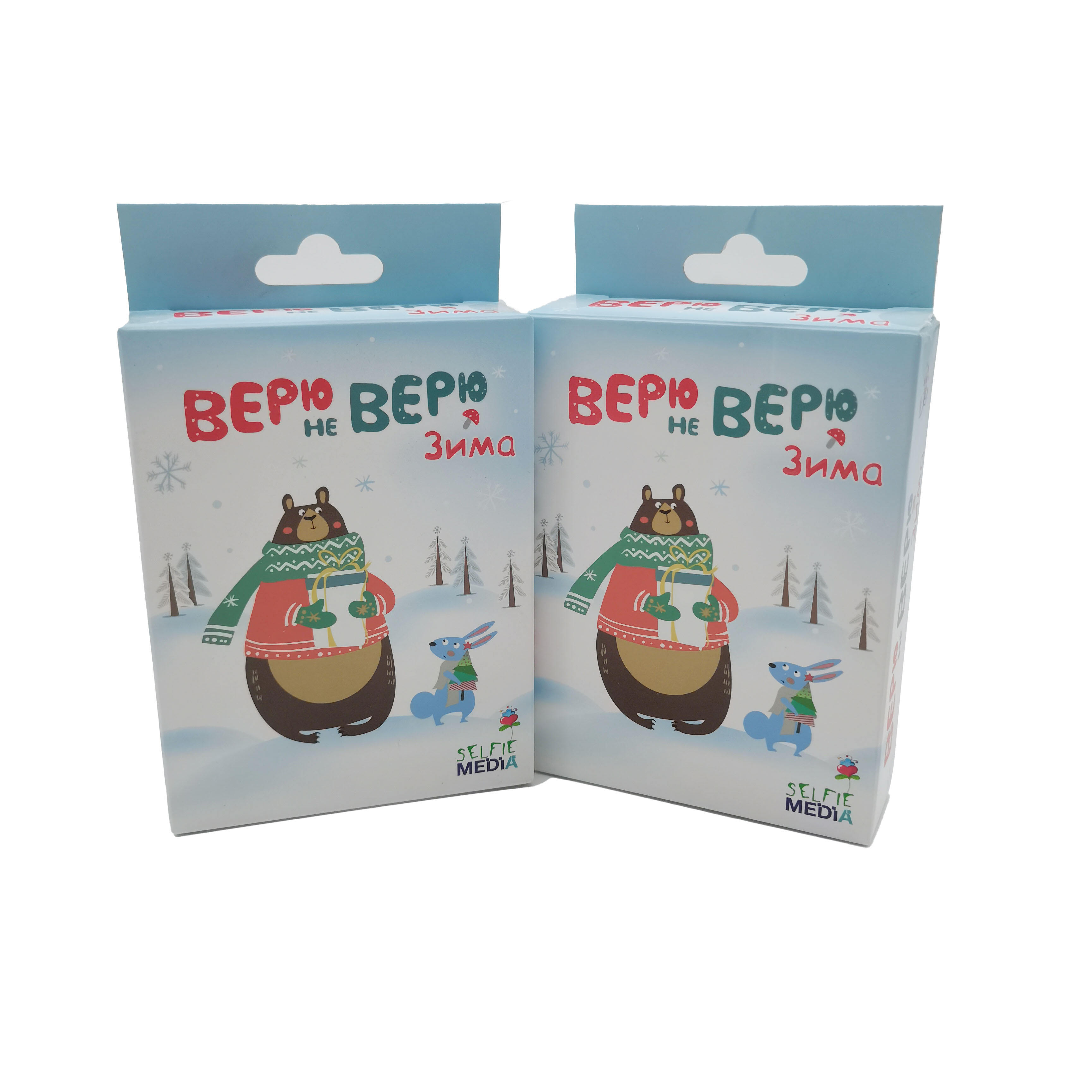 OEM Custom Верю Не Верю Зима Interactive Winter Learning Flash Cards for Toddlers Wholesale Manufacturer