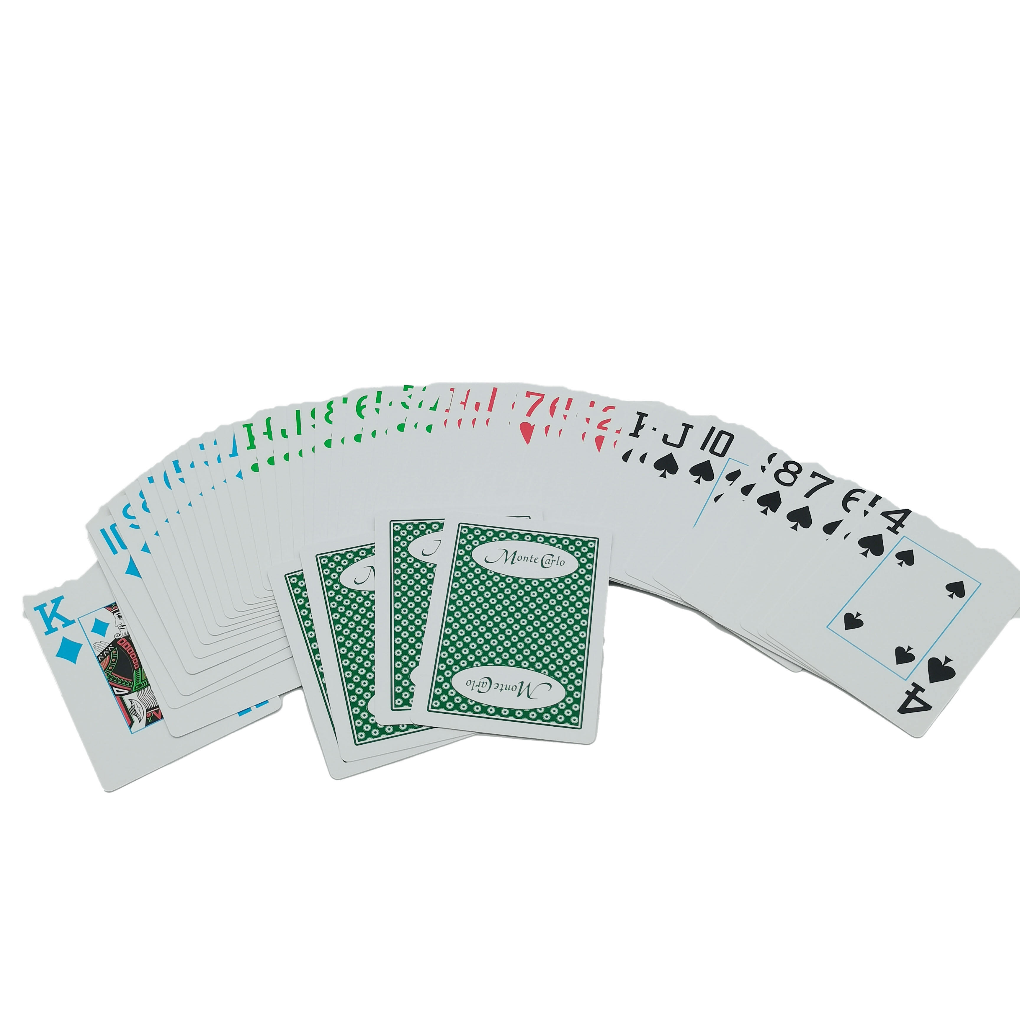 Custom Waterproof Matte Finish PVC Playing Cards for Durable OEM ODM Use