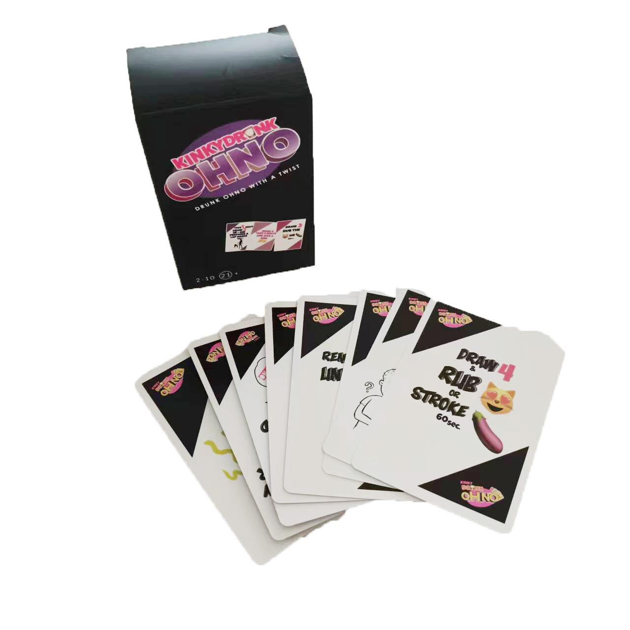 OEM Custom KinkyDrunk Oh No Adult Party Drinking Card Game Manufacturer Wholesale Party Game Cards Chensheng Printing Custom TCG and Board Games
