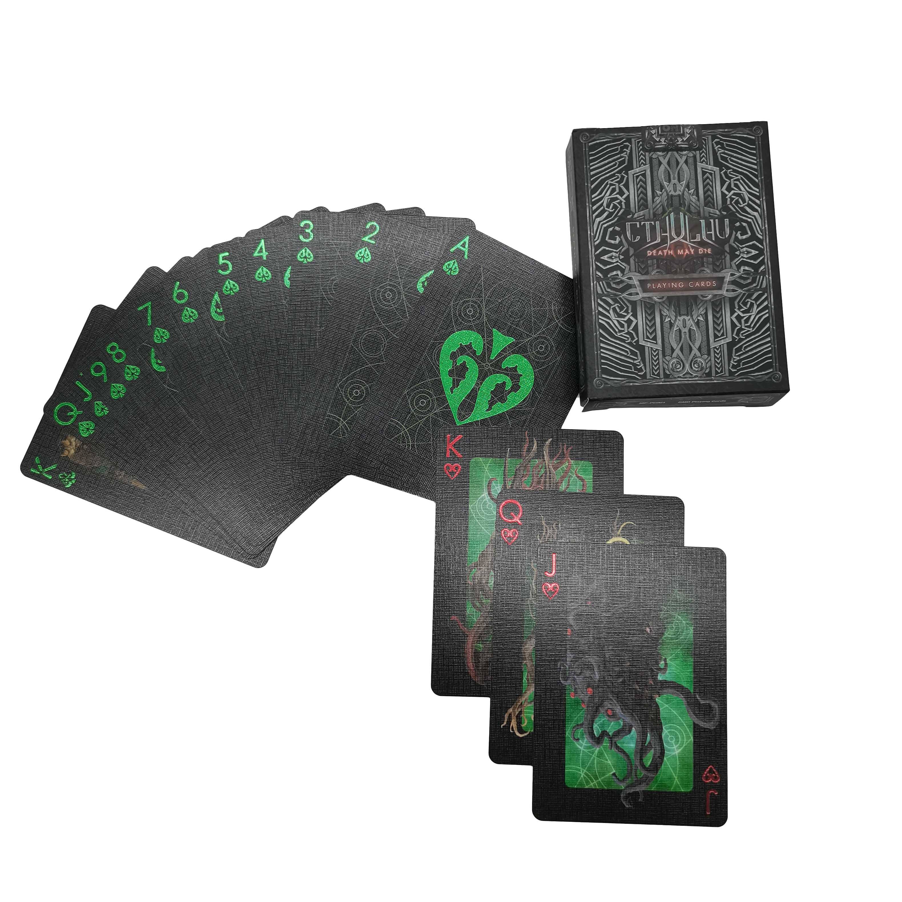 Cthulhu Mythos Glow in the Dark Playing Cards - Collector‘s Edition