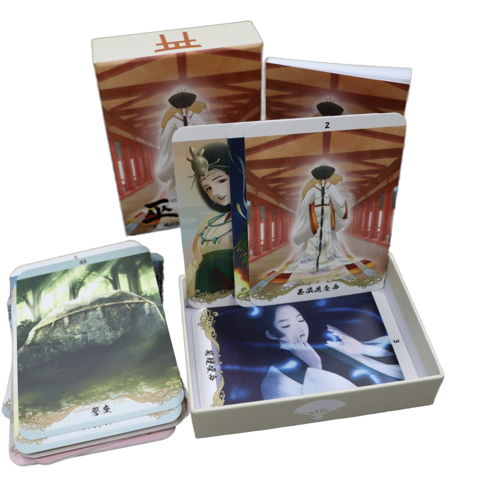 OEM Custom “Miko Oracle Cards – Shinto Shrine Maiden Spiritual Deck” Wholesale Manufacturer & Custom Printing Services