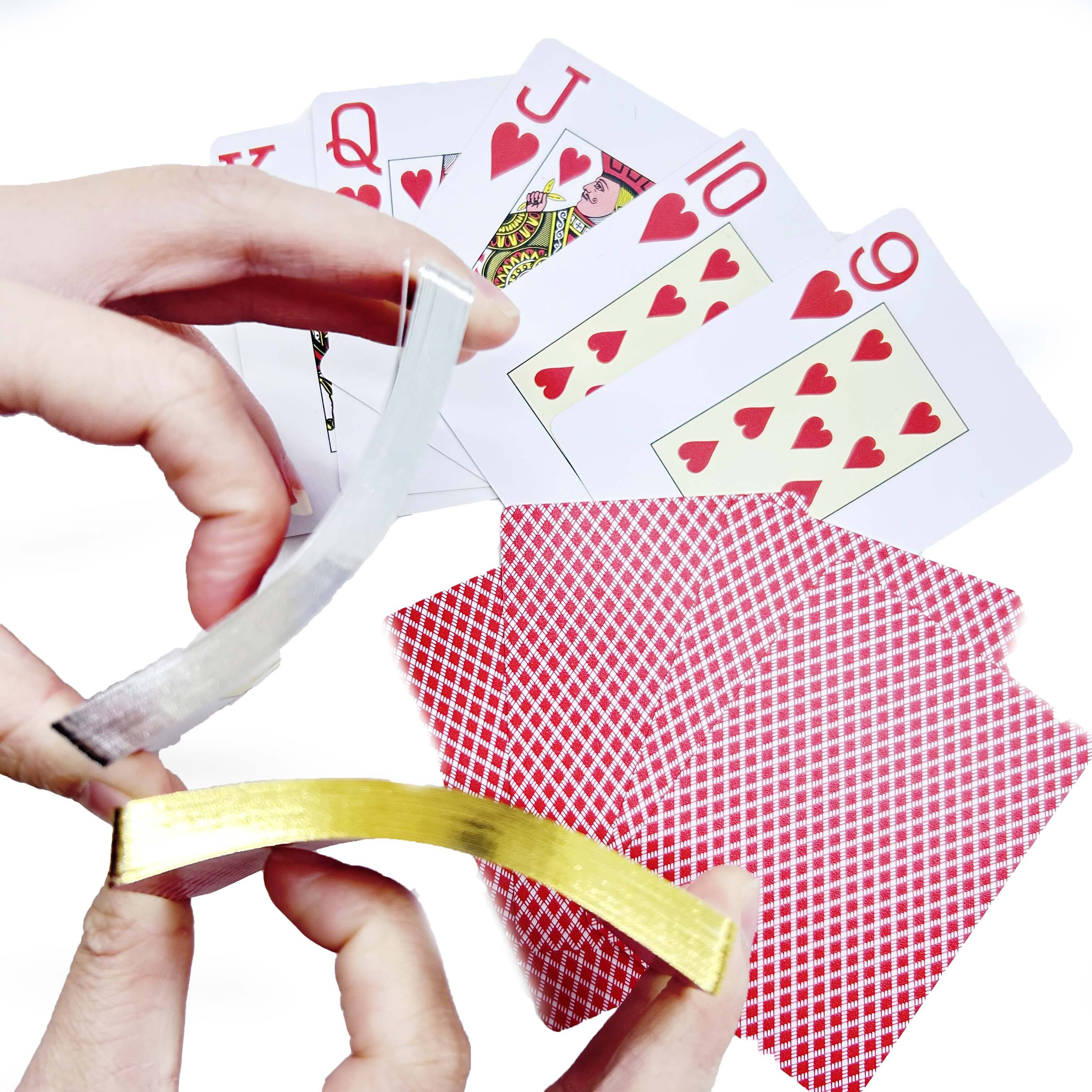 Custom Gold Silver Edged PVC Playing Cards Luxury Gift Box OEM ODM