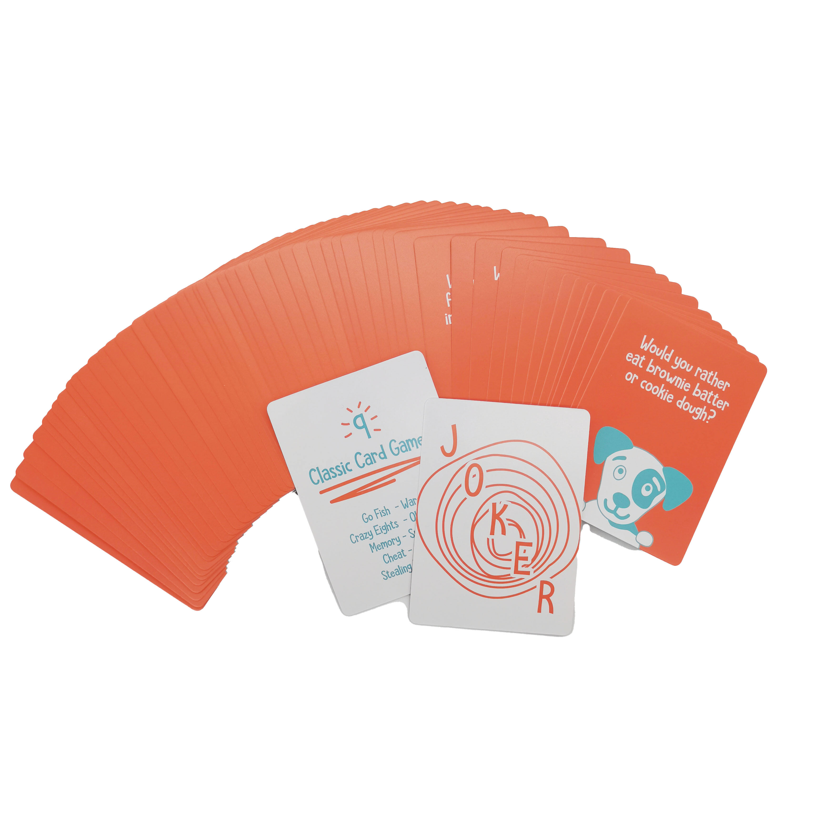 OEM ODM Would You Rather Card Game Cute Cartoon Social Icebreaker