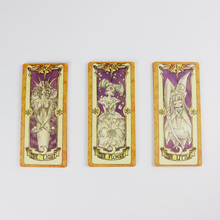 Custom ODM Enchanted Dream Oracle Card Set Luxury Gift Box Red Gold Foil