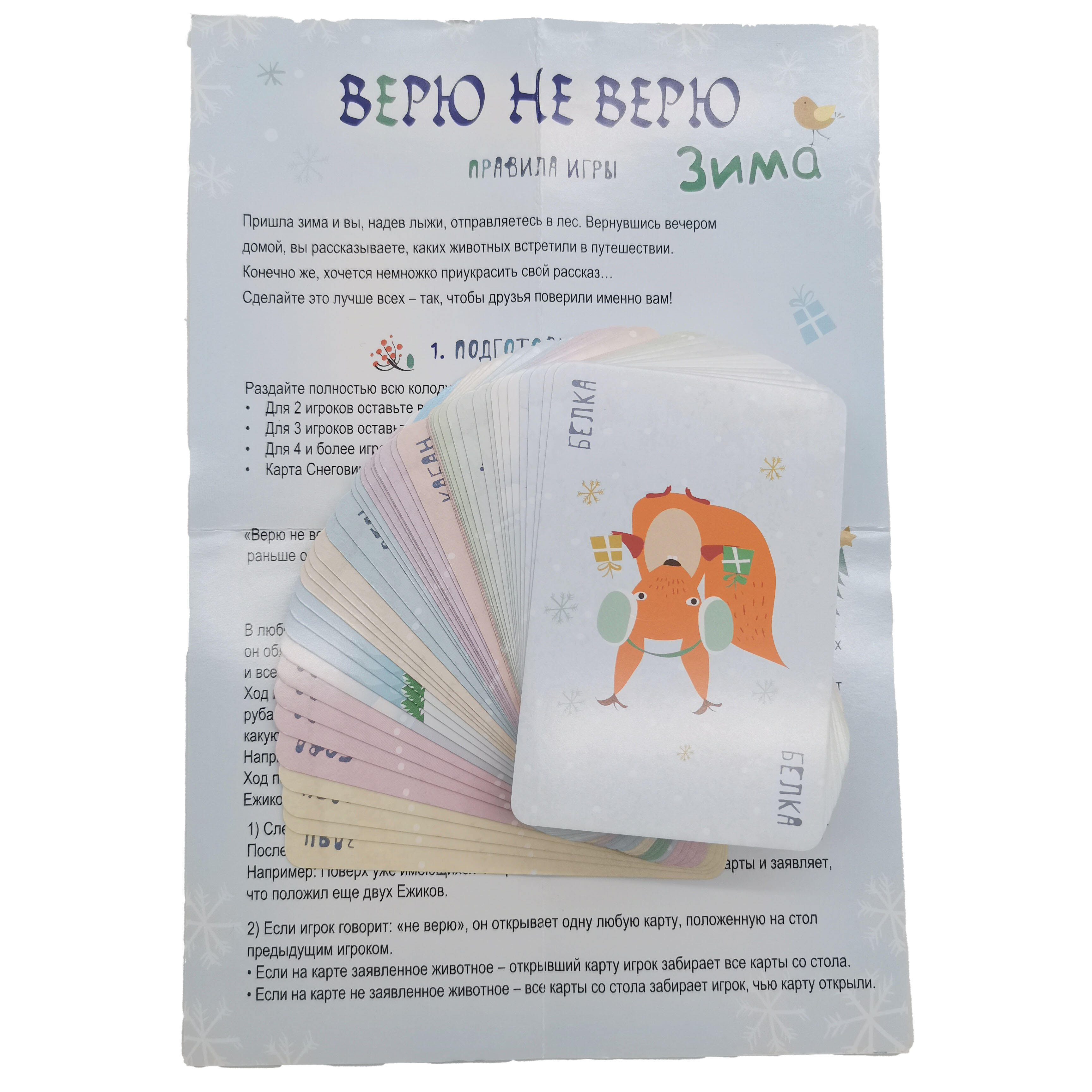 OEM Custom Верю Не Верю Зима Interactive Winter Learning Flash Cards for Toddlers Wholesale Manufacturer