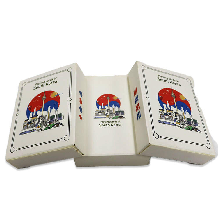 Custom Korea Souvenir Playing Cards Landmark Tourism Gift OEM ODM