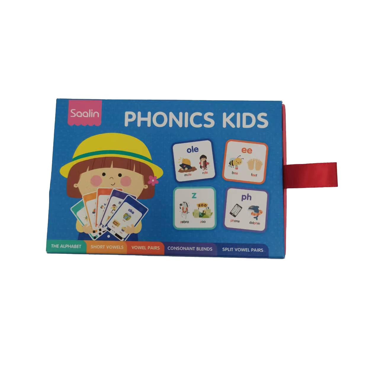 OEM Custom Phonics Learning Flashcards for Kids Saalin PHONICS KIDS Manufacturer Wholesale Educational Card Game