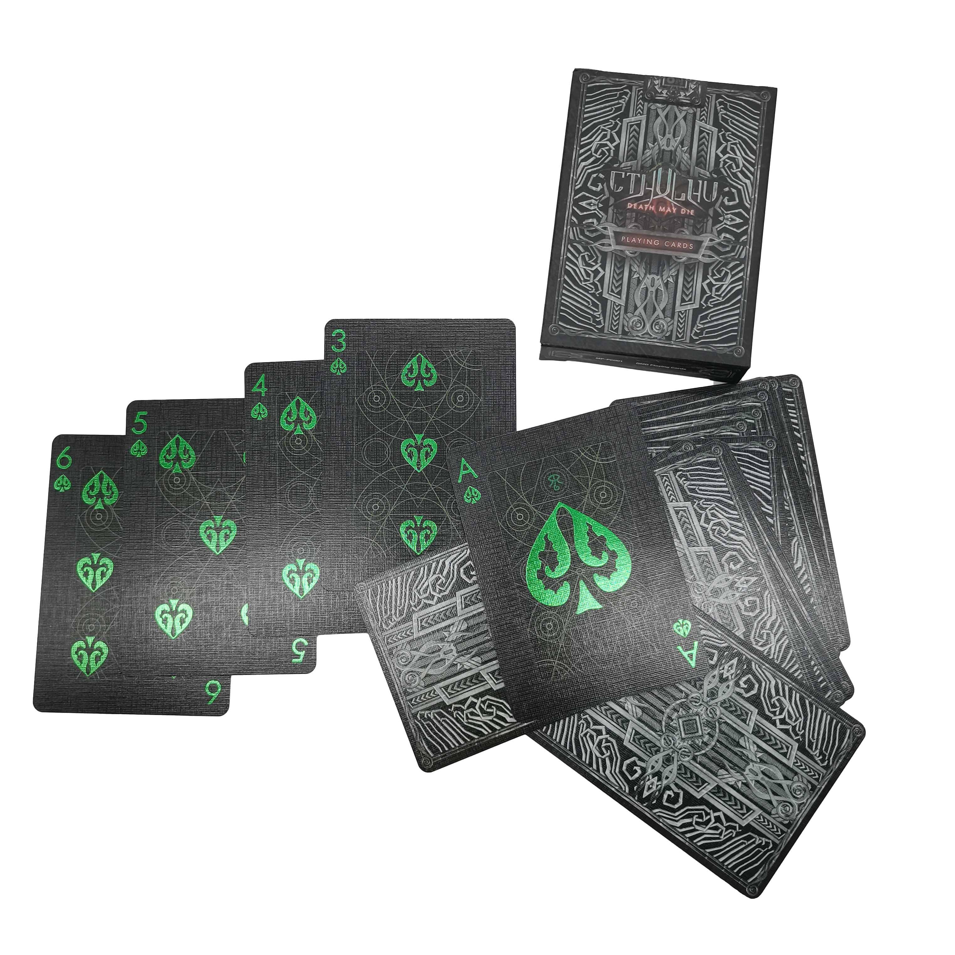Cthulhu Mythos Glow in the Dark Playing Cards - Collector‘s Edition