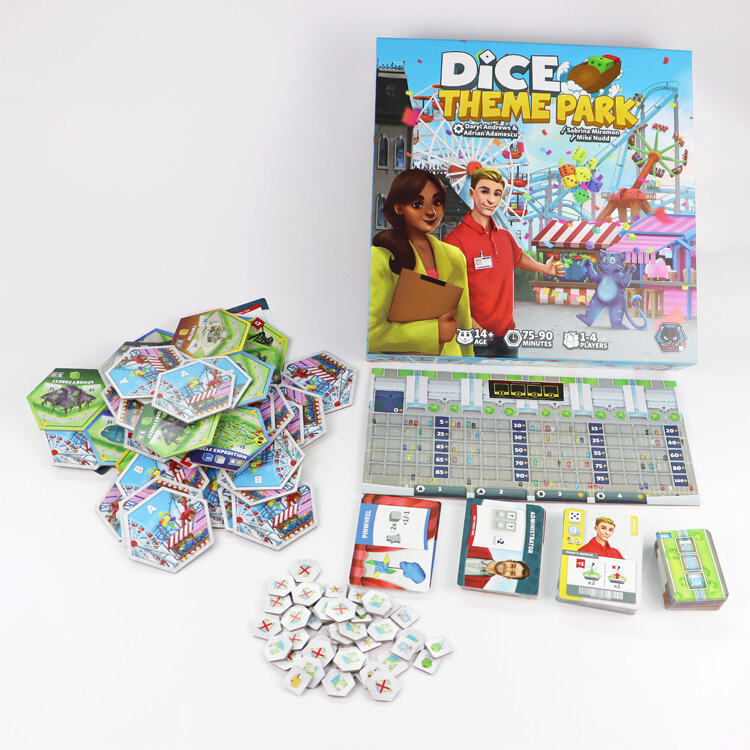OEM Custom “Dice Theme Park” Board Game – Wholesale Strategy Game Manufacturer & Customizable Gaming Sets