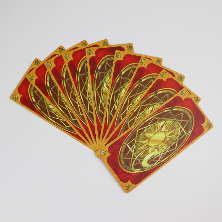 Custom ODM Enchanted Dream Oracle Card Set Luxury Gift Box Red Gold Foil