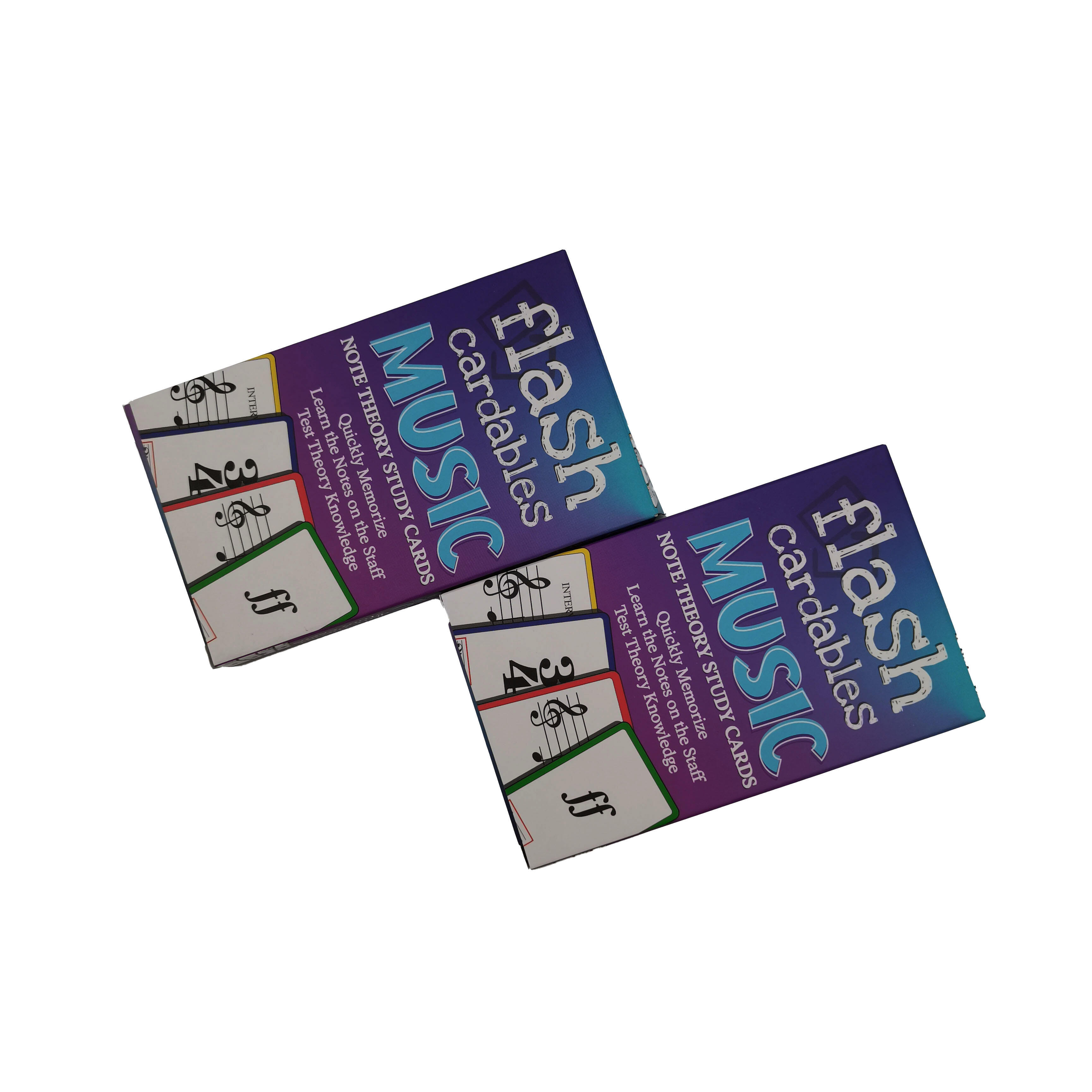 OEM Custom Flash Cardables MUSIC Educational Flash Cards for Music Theory Learning Wholesale Manufacturer