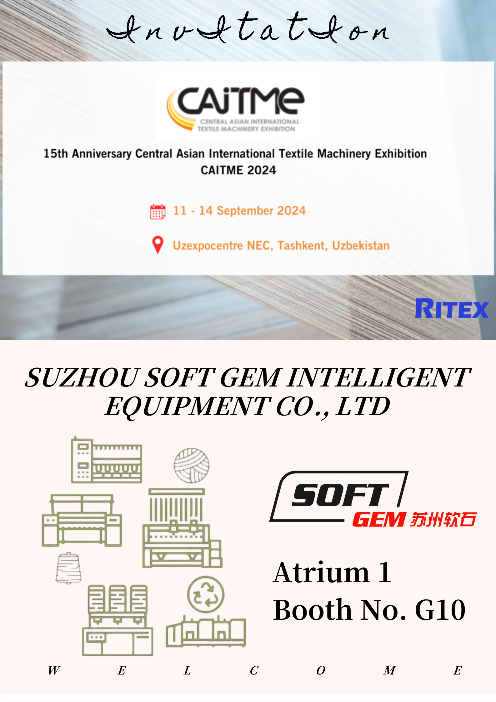 Suzhou Soft Gem At CAITIME 2024: We Are Waiting For You At Booth G10!