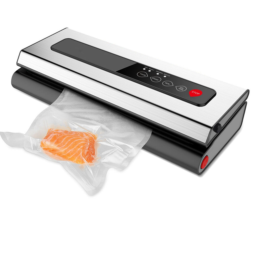 VS6601S Vacuum Sealer na may Built-in Cutter, Dry & Moist Modes, Normal & Gentle Pressure Setting, Accessory Hose para sa mga Container at Bottles