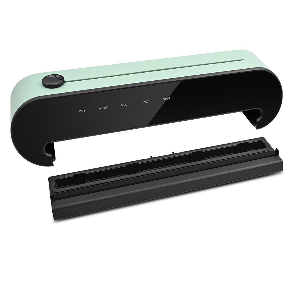 VS2206 Compact Fully Automatic Vacuum Sealer with Built-in Cutter, Removable Drip Tray, Dry & Moist Modes, Accessory Hose for Containers and Bottles