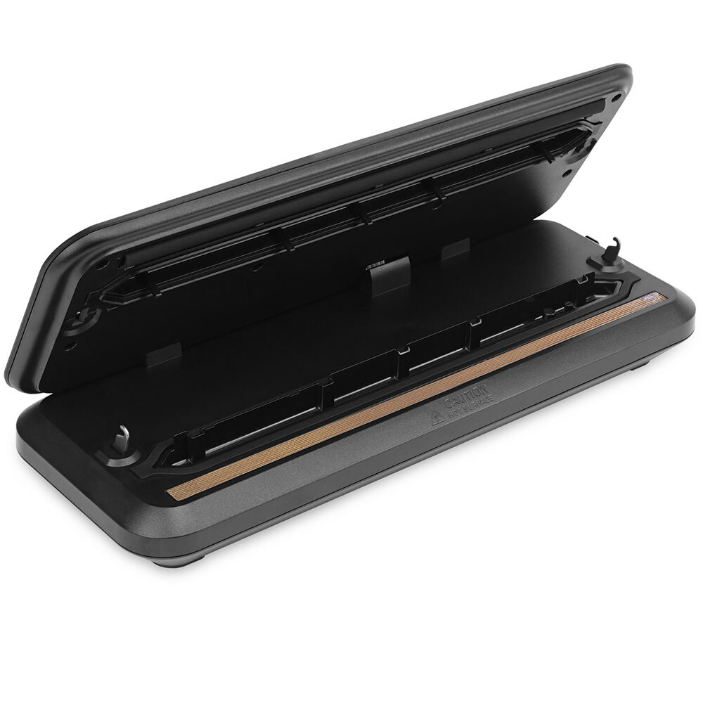VS6680S Sellador al Vacío Totalmente Automático con Bandeja Drenable Extraíble, Corte Incorporado, Modos Seco y Húmedo, Configuración de Presión Normal y Suave, Manguera Accesorio para Recipientes y Botellas
