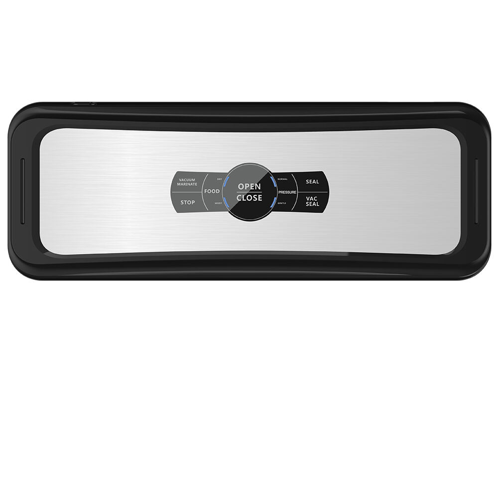 VS6682 Scelleur sous vide entièrement automatique avec plateau à gouttes amovible, coupeur intégré, modes sec et humide, réglage de pression normal et doux, flexible d'accessoire pour récipients et bouteilles