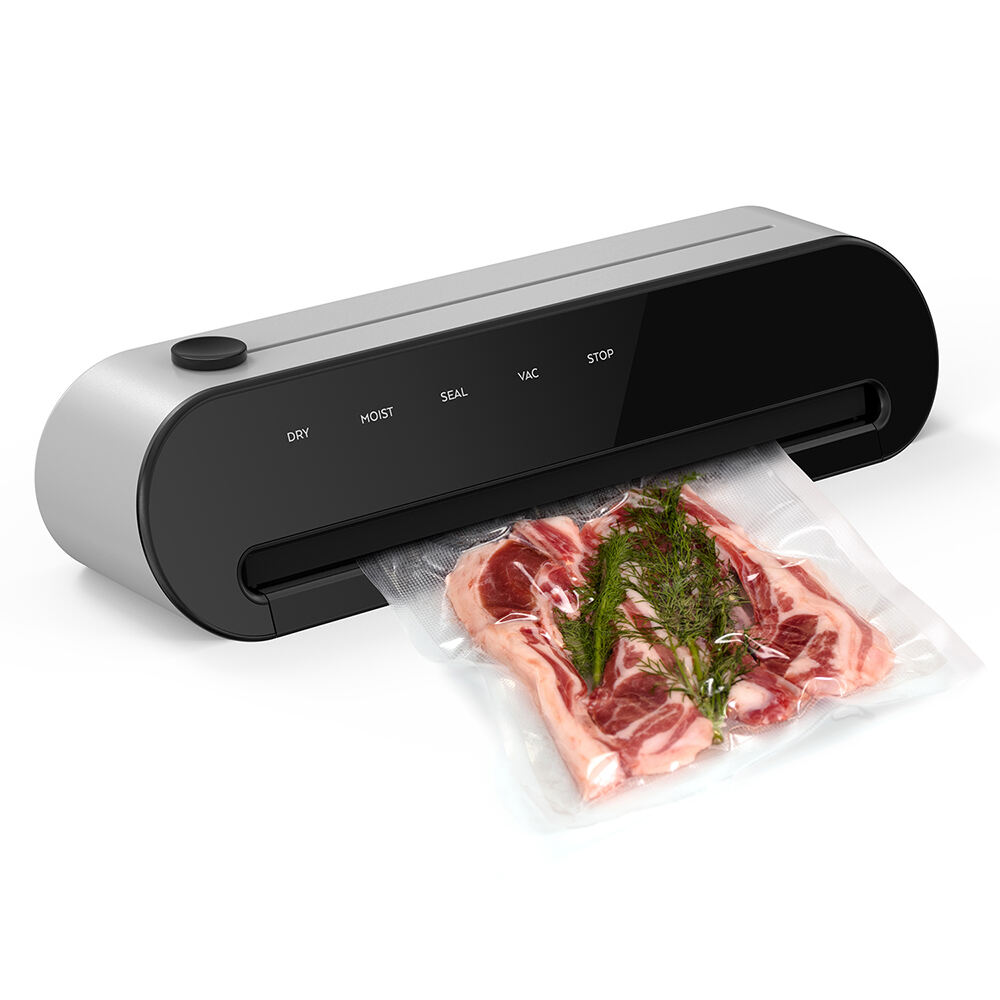 VS2206 Compact Fully Automatic Vacuum Sealer with Built-in Cutter, Removable Drip Tray, Dry & Moist Modes, Accessory Hose for Containers and Bottles