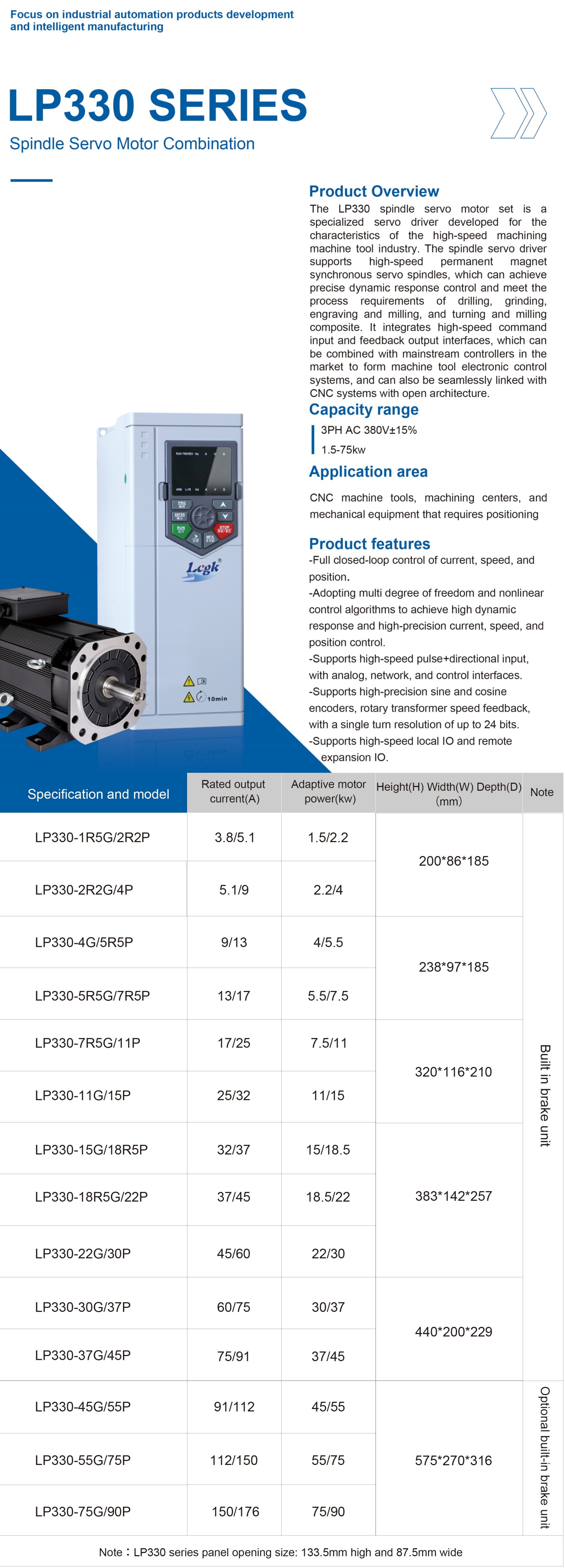 LP330 Direct Torque Actuated Inverter factory