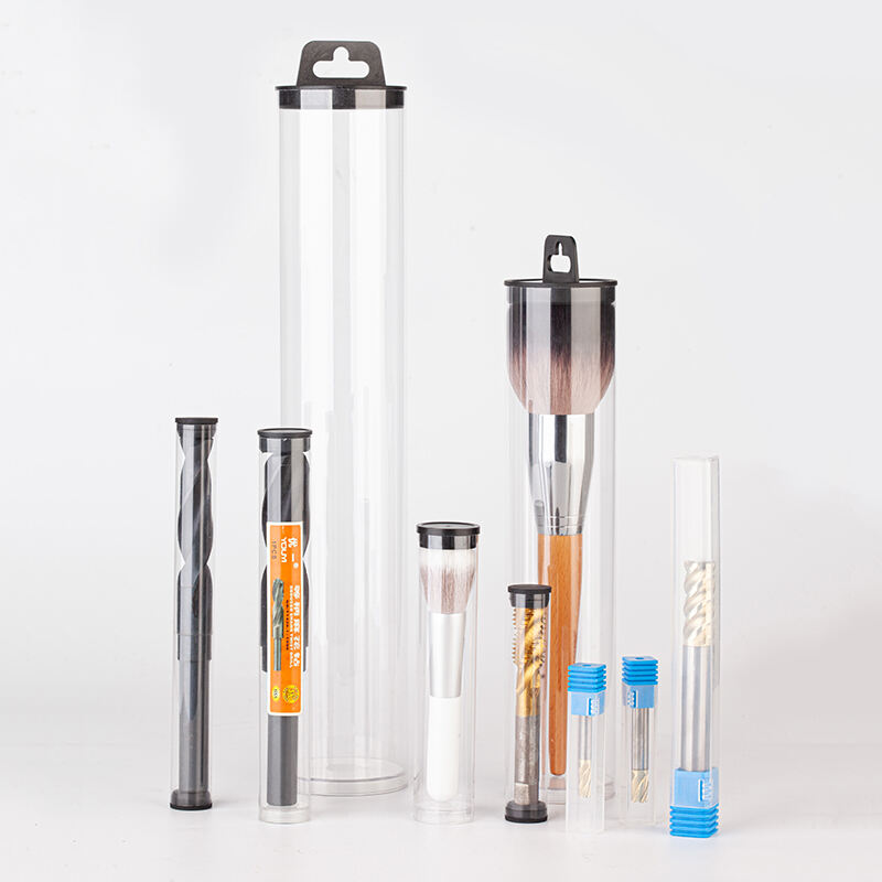 Clear tube packaging