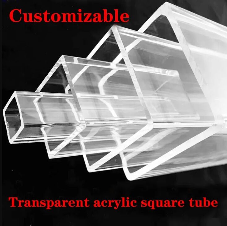 Acrylic pmma square tube