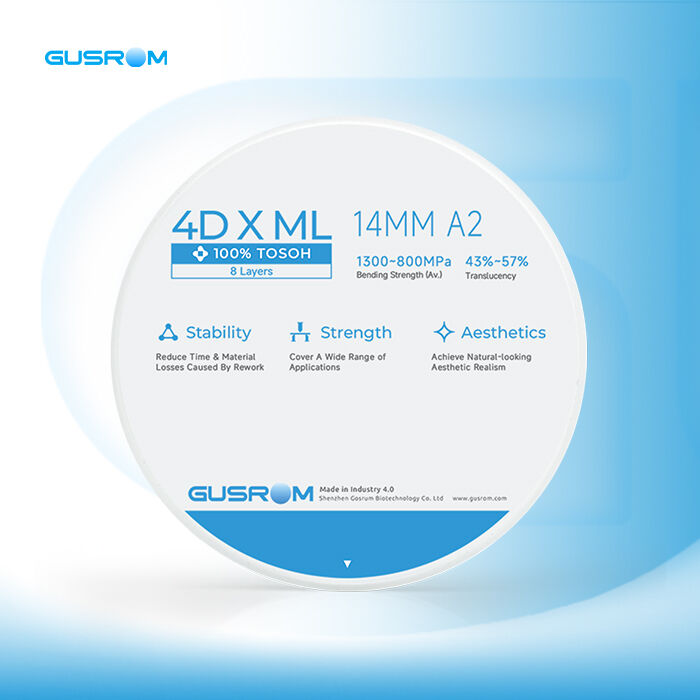 4D X ML Zirconia Blocks Defines the New Departure of Stable Dental Material 