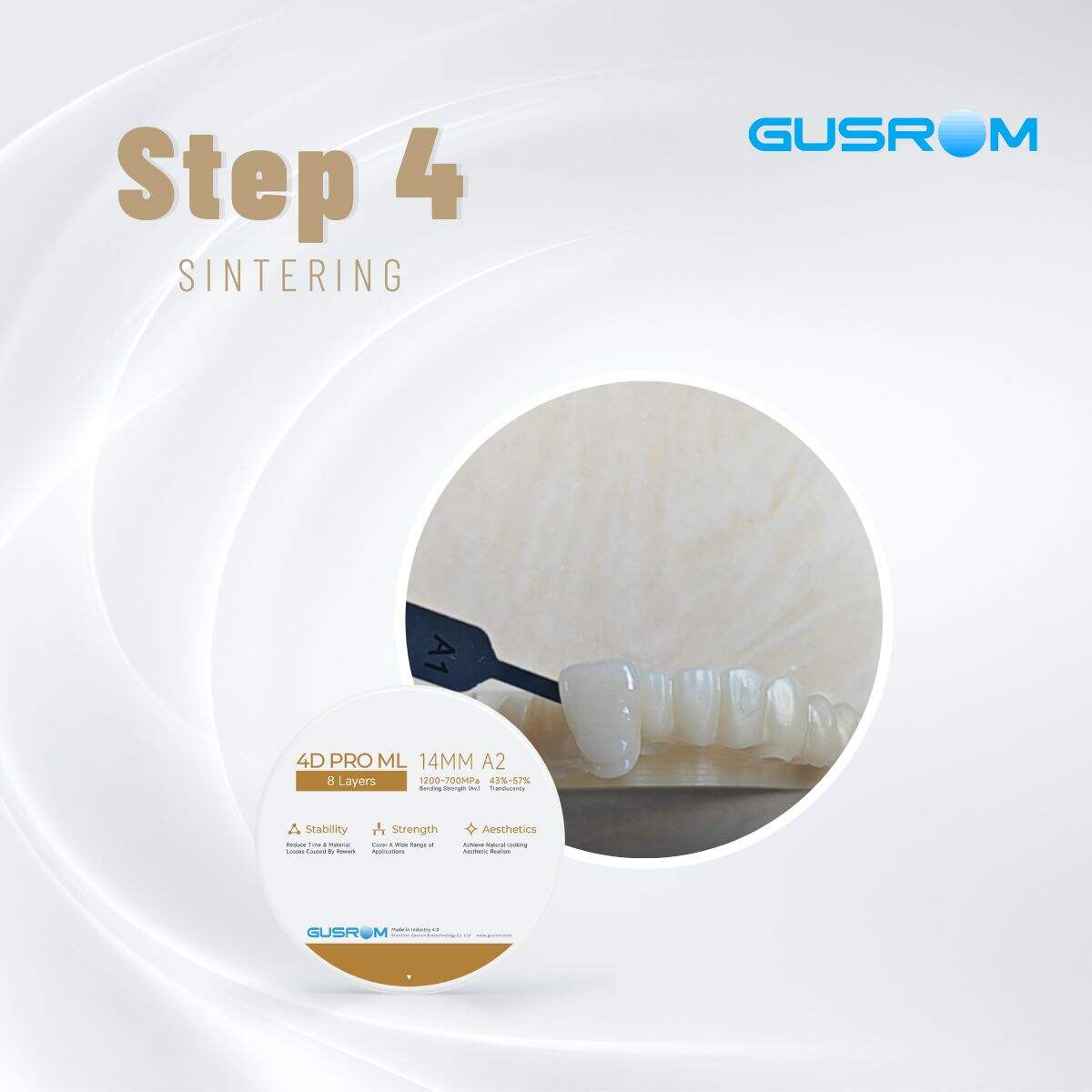 Step 4 Sintering | Tips of making full arch bridge