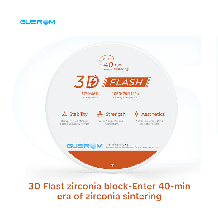 3D Flash zirconia block-Enter 40-min era of zirconia fast sintering