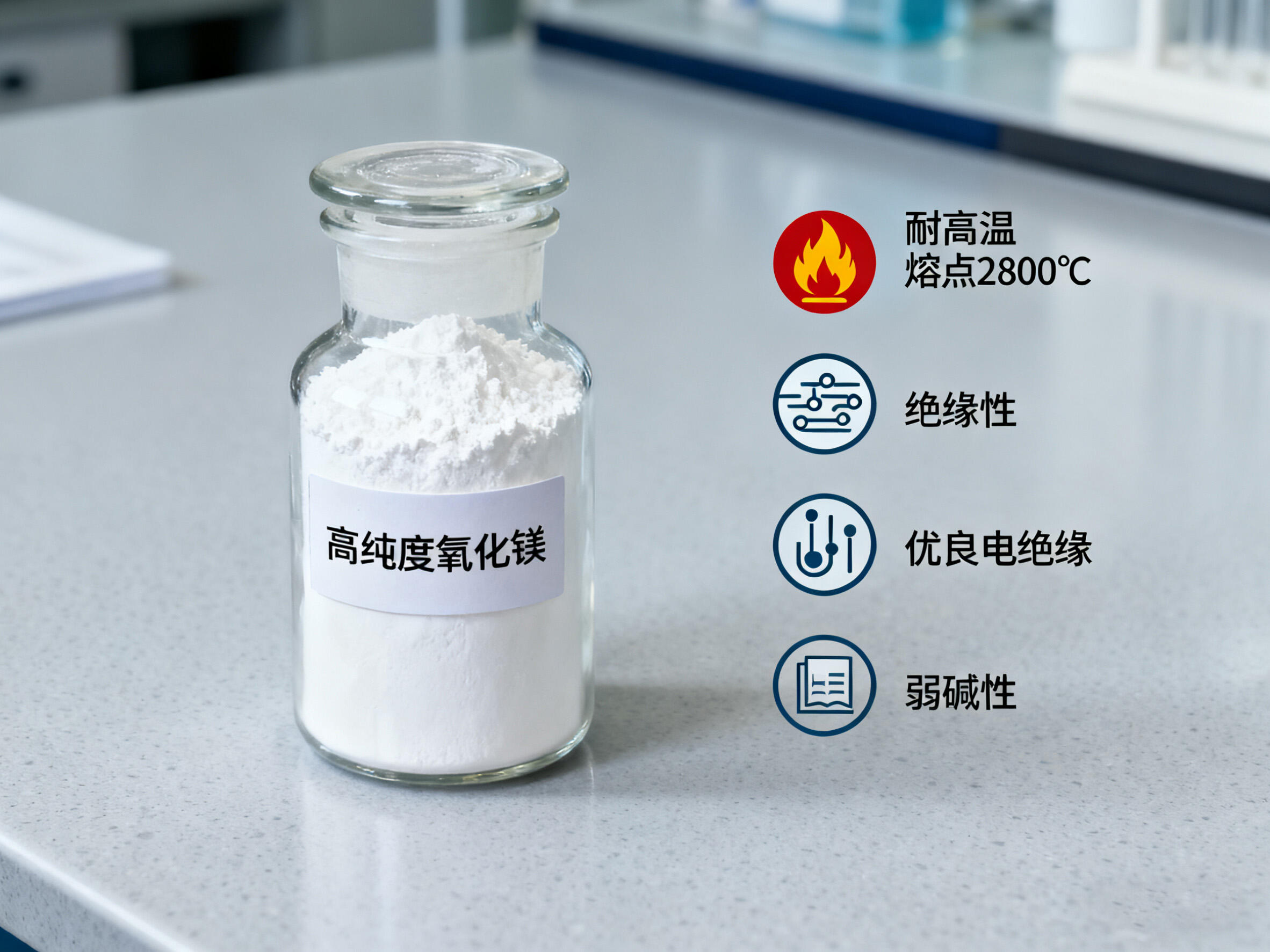 What are the performance characteristics of magnesium oxide?