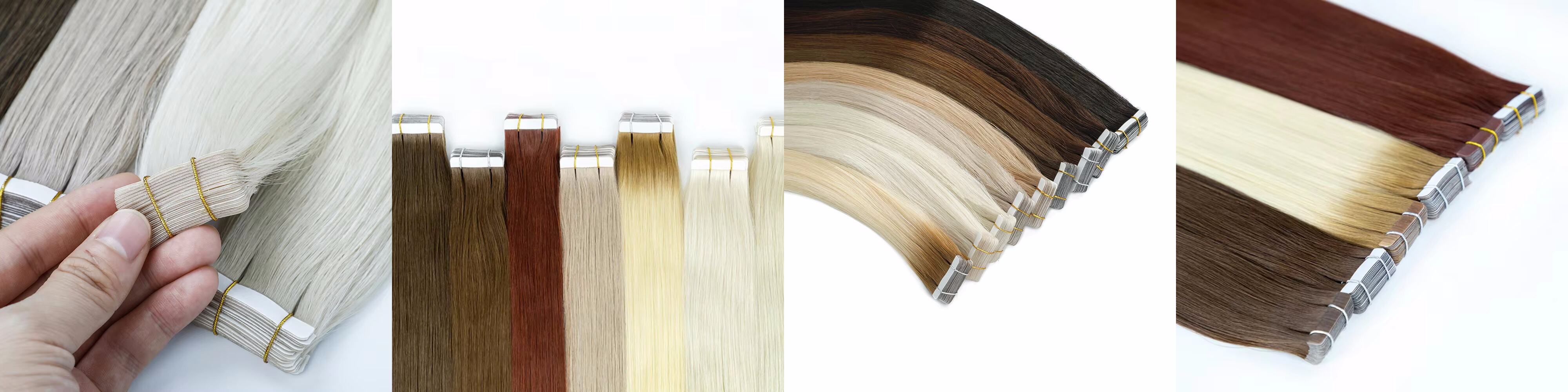 LeShine New Hair Extensions 100% Remy Tape In Human Hair Extension Tape In Hair Extensions details