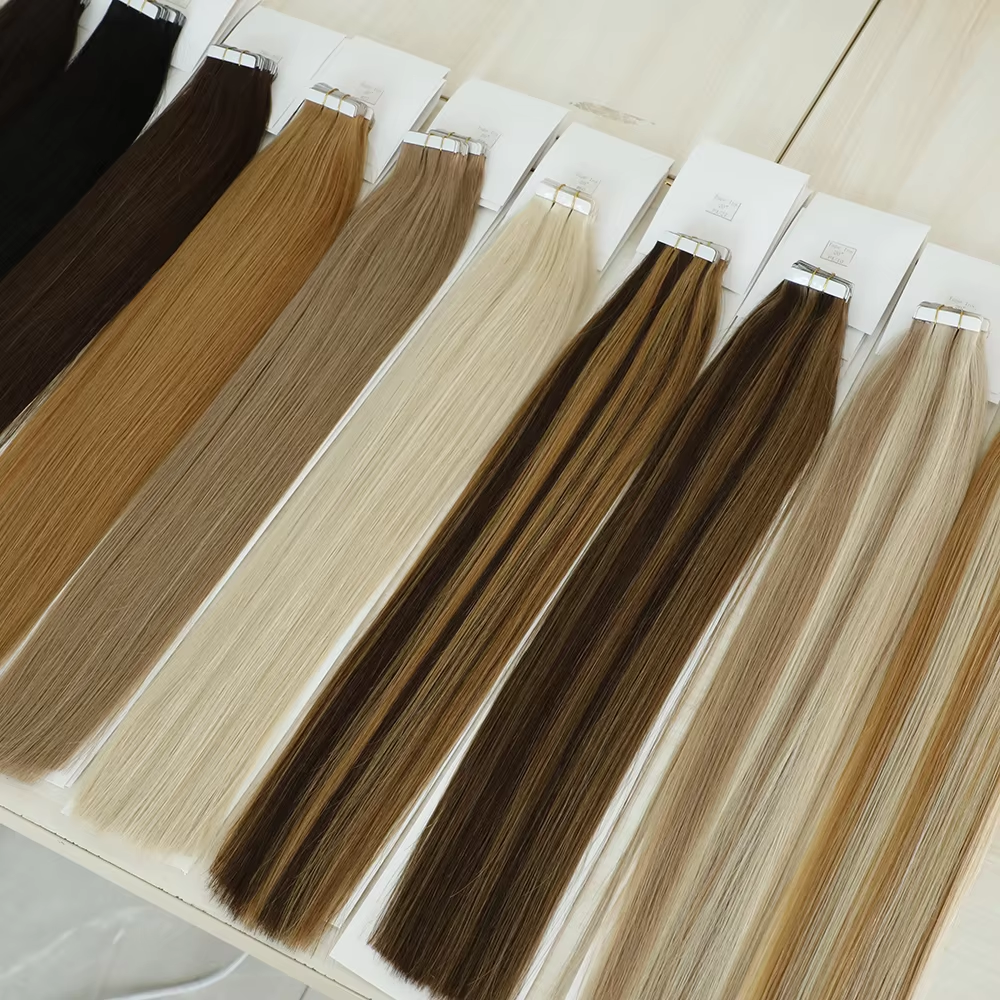 Escolha a cor mais favorecedora para suas extensões de cabelo!