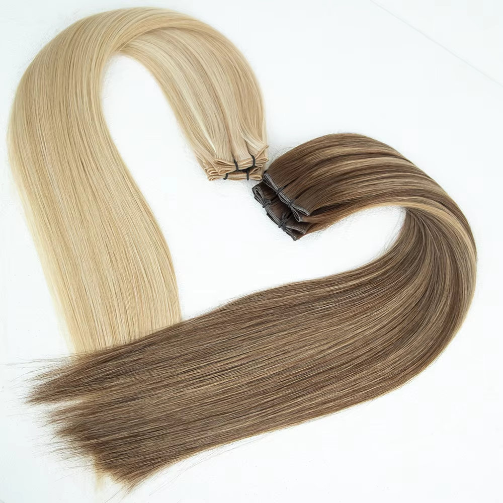 Genius Weft Hair Extensions: Premium Human Hair for Voluminous Results