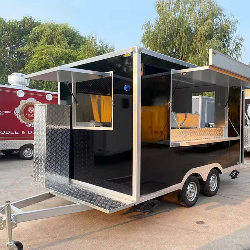 Stainless Steel Coffee Trailer For Sale manufacture