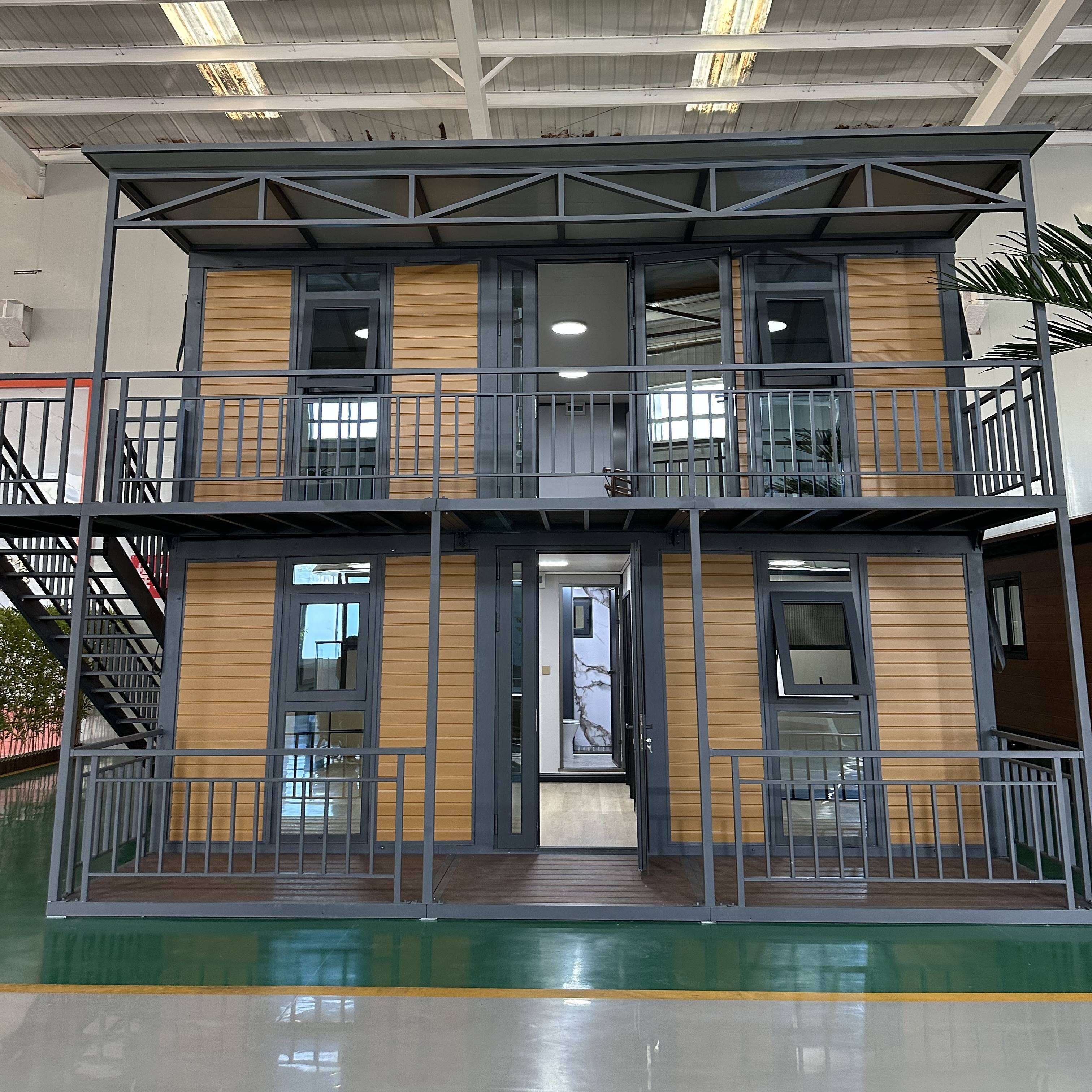 Zweistöckiges erweiterbares Containerhaus