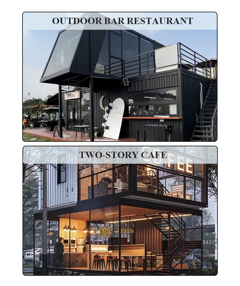 Two-story restaurant manufacture