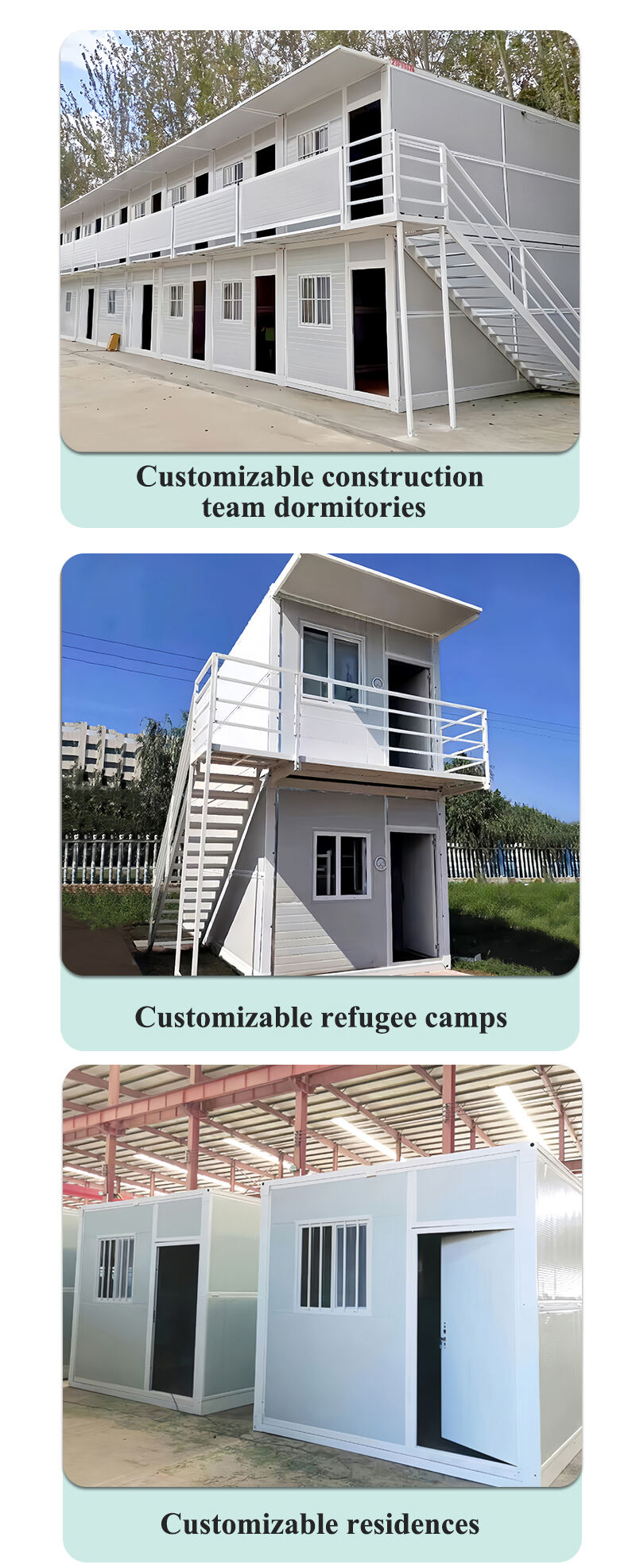 Foldable Modular Homes manufacture