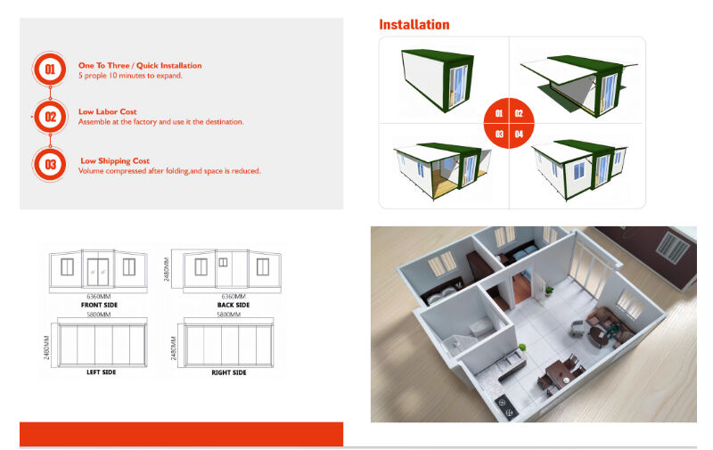 Luxury Expandable Homes manufacture