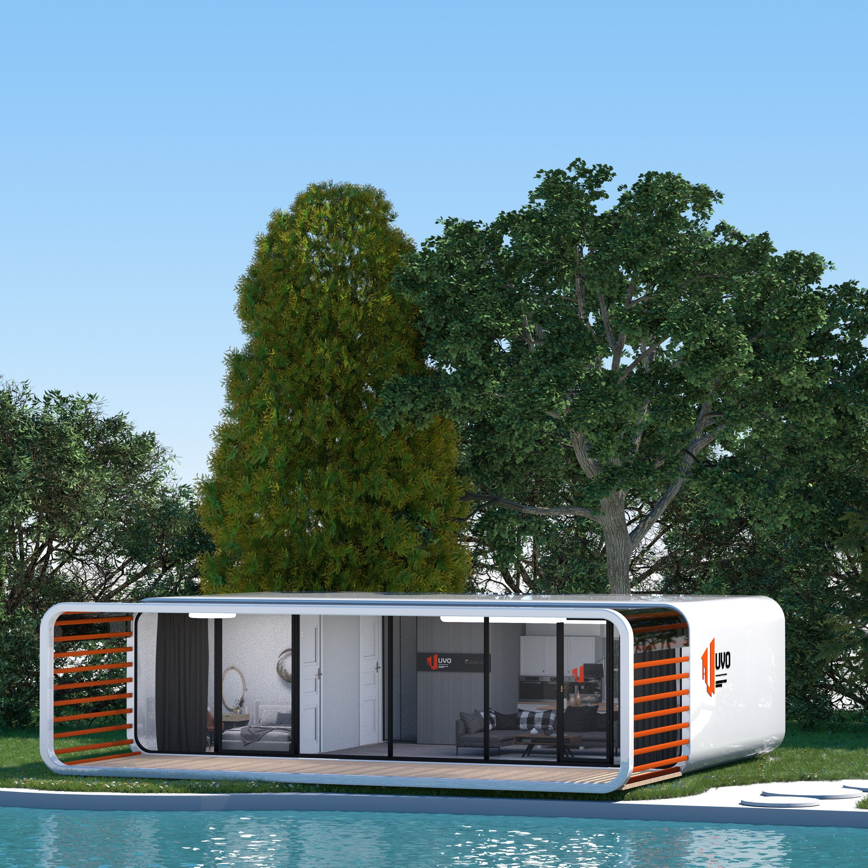 2 في 1 منزل كبسولة كوخ آبل للسياحة في الصحراء والجبل الثلجي