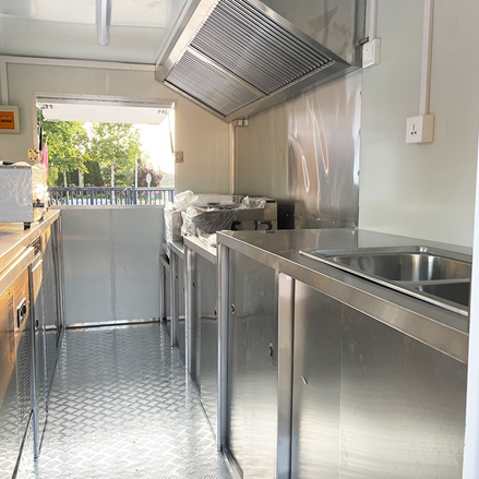 Stainless Steel Coffee Trailer For Sale details