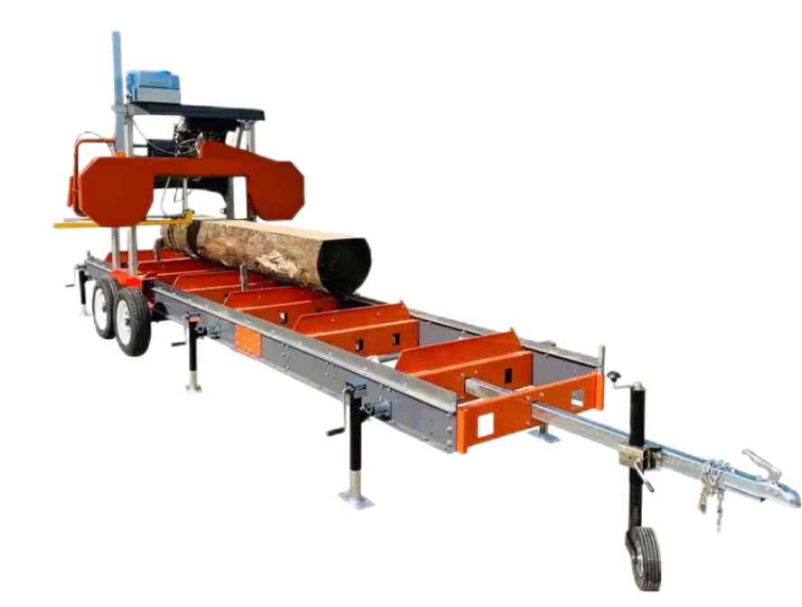 Mobile wheeled bandsaws are a great helper for gardening