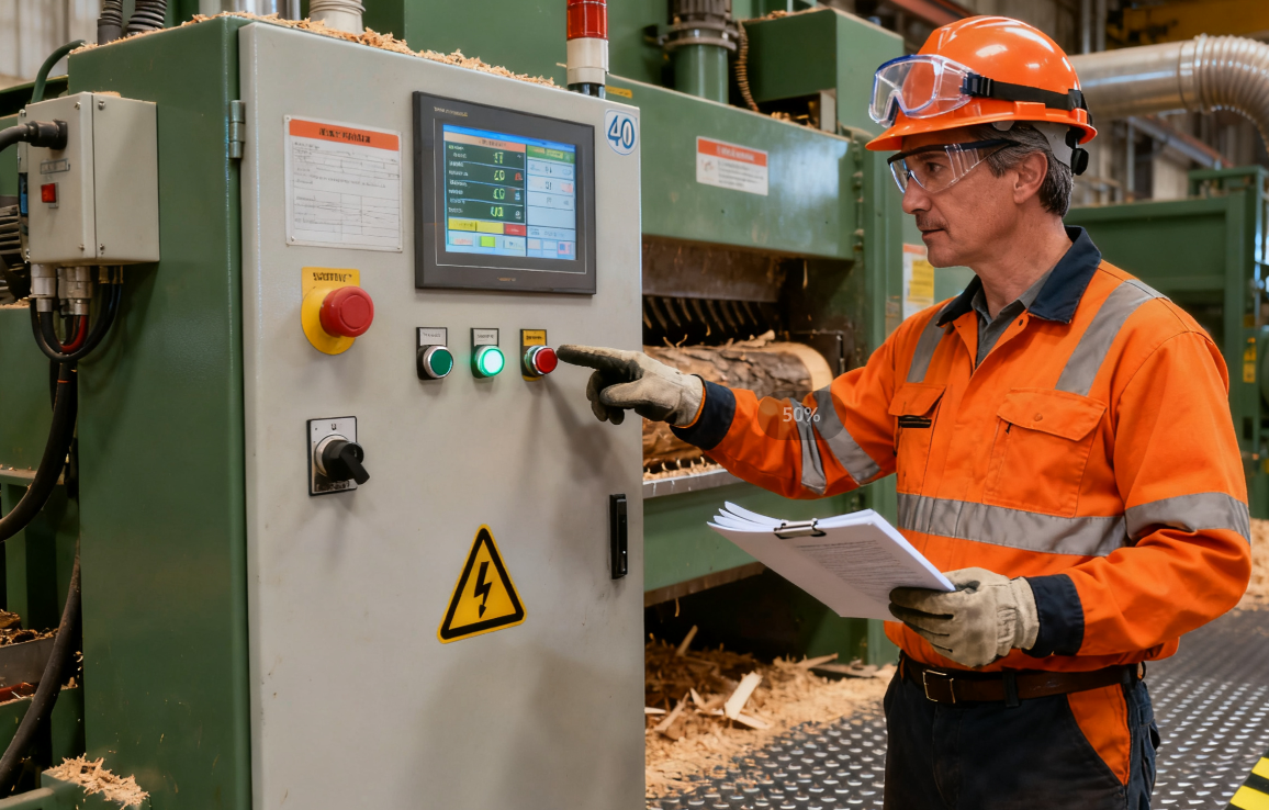 Profesionálny sprievodca bezpečnou a efektívnou obsluhou štiepkovača dreva a štiepača polien