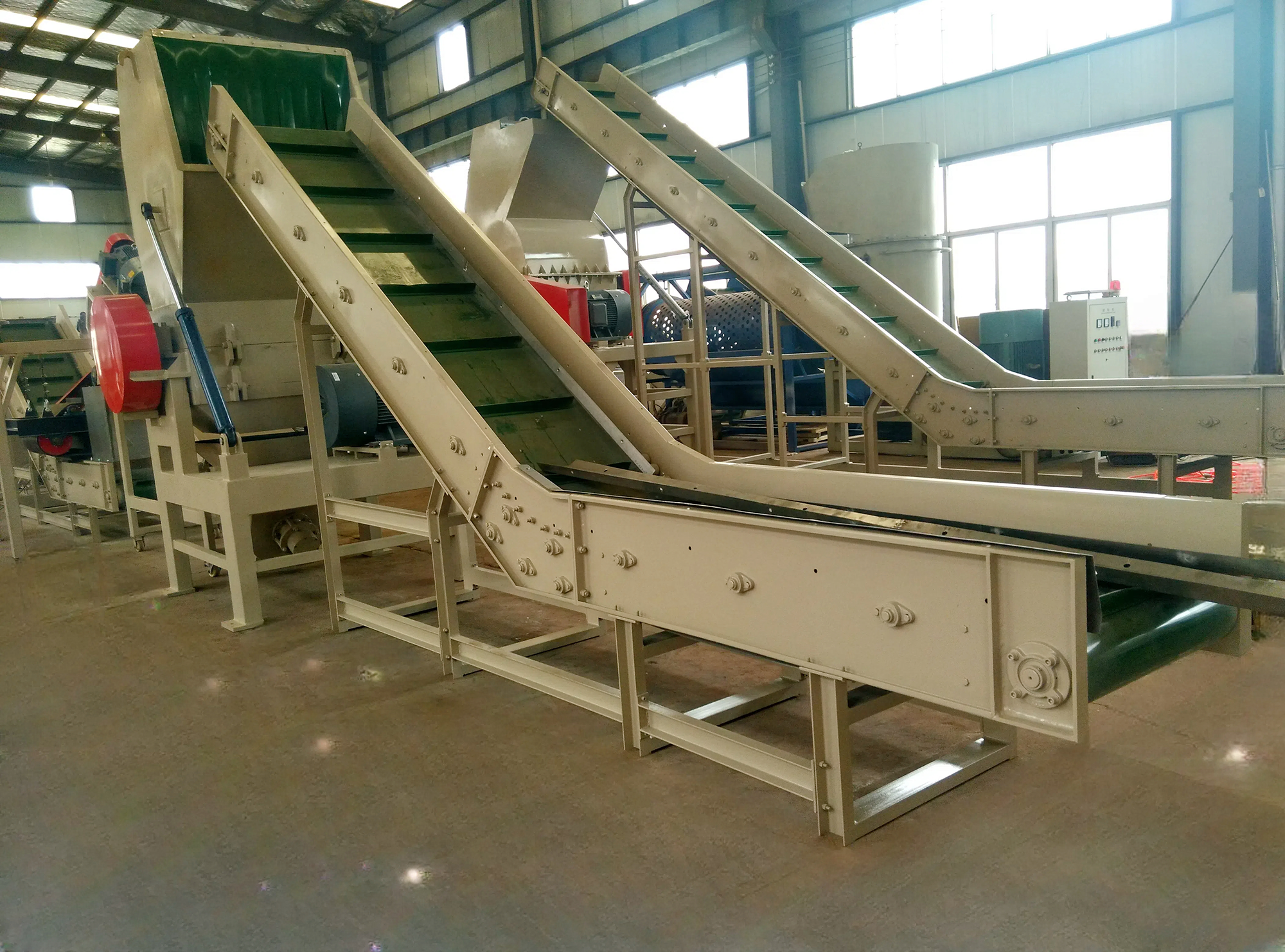 Rigid Plastic Crushing and Washing Production Line factory